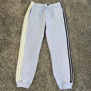 Light purple adidas joggers